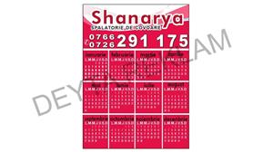 Calendare magnetice personalizate 