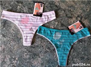 Hot! Chiloti tanga sexy model fin fete femei imprimeu trandafir m.M-L (noi)