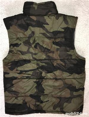 Vesta print camuflaj armata army barbati matlasata calduroasa primavara toamna iarna - imagine 7