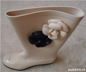 Cizme crem dama silicon 2 camelii made in Italy casual elegante ploaie zapada all seasons - imagine 4