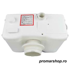 Pompa cu tocator wc H 600D  Macerator Pompa de deseuri cu alarma - imagine 2