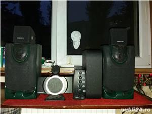Sistem audio Domotec Hercules Logitech boxa activa woofer Philips boxa activa portabila andocare - imagine 3