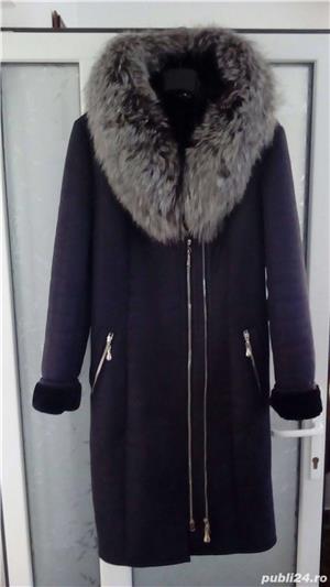 Haina din Piele Naturala - imagine 2