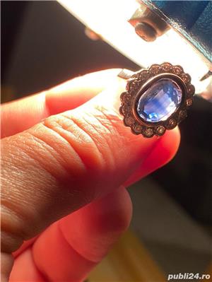 Vind inel safir natural 4ct+diamante - imagine 5