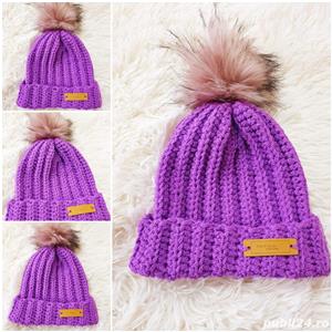 Căciula croșetată manual 