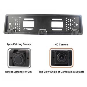 Suport numar auto cu camera video HD si 2 senzori parcare - imagine 3