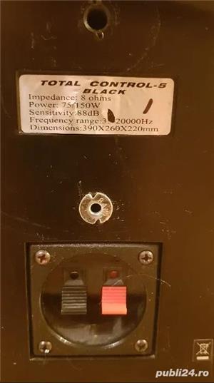 Boxe - Difuzoare - Speaker -- TOTAL CONTROL 5, 2 CAI, 75/150 W, 8 ohm  - imagine 4