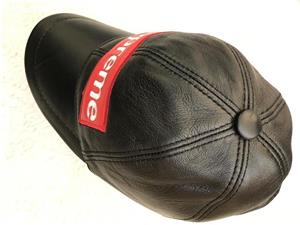 Sapca unisex piele neagra marime universala circumferinta reglabila scai logo Supreme