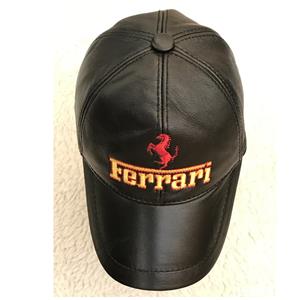 Sapca neagra unisex piele marime universala circumferinta reglabila scai logo brodat