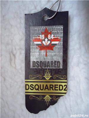 Blugi barbati denim prespalati 100% bumbac made in Italy DSQ - imagine 9