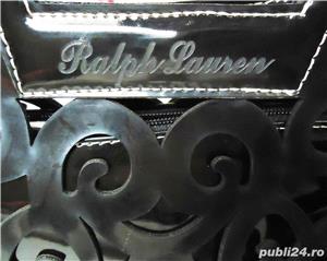 Geanta lac neagra dama set 2 in 1 poseta portofel piele ecologica lacuita Ralph L - imagine 4