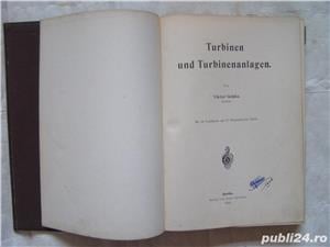 Turbinen und Turbinenanlagen  von  Viktor  Gelpke  1906