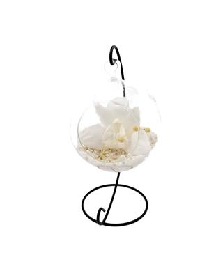 Orhidee Criogenata Nemuritoare Wide Flowers in Bol de sticla cu Picior - imagine 2