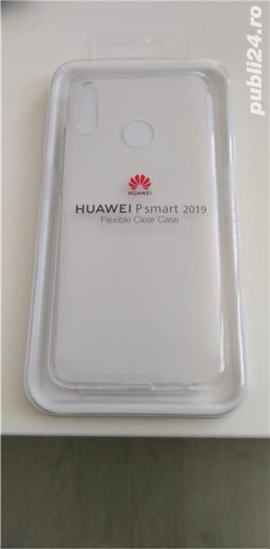Vand Husa Huawei P Smart 2019,Silicon,Transparenta,originala Huawei.
