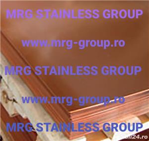 Tabla cupru 2x1000x2000mm CuDHP CuETP min. 99.9%Cu coala cupru foaie cupru tabla arama coala arama - imagine 3