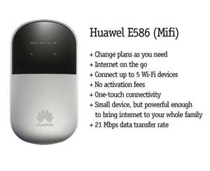 MINI-Router wireless-HUAWEI E586s-2 Air Net 3.0 HotSpot Huawei E586 3G Mobile - imagine 5