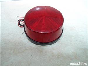 Stroboscop (lumină intermitentă) 12V/3W Rosu-70mm