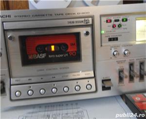 DECK HITACHI D-900 Argintiu Metalizat 3-Feritte Head Servo Drive - imagine 2