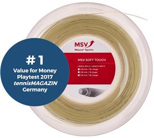 Racordaj tenis MSV Soft Touch natural  grosime 1.25 12 metri plic - imagine 2