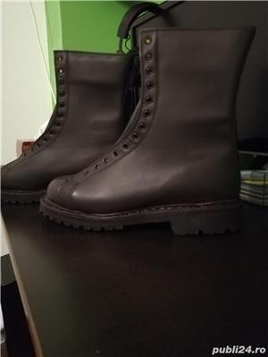 Bocanci cu șireturi Battistini - imagine 3