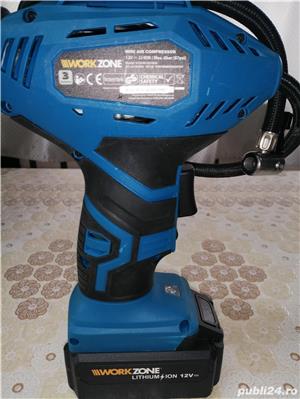 WORKZONE Compresor Auto 12v  NOU.  - imagine 3