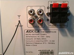 Combina muzicala sistem audio cu cd,mp3,usb,radio,cu telecomanda - imagine 3