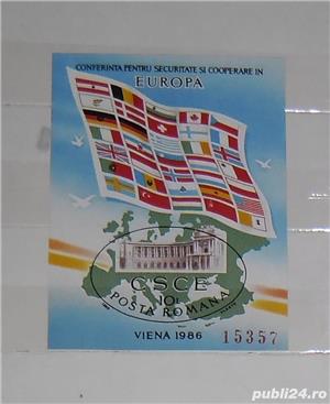 Coliță nedantelată  CSCE - Conferința pt Securitate și Cooperare  1986