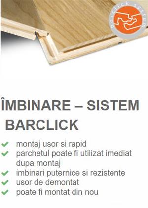 Vand parchet stratificat Barlinek inclusiv adezivul - imagine 3