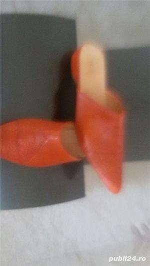 Papuci piele - imagine 2