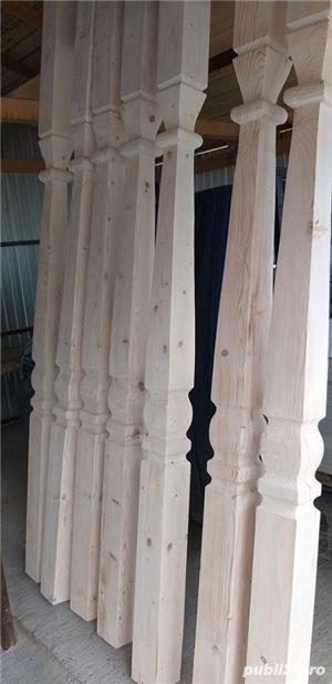 Stalpi sculptati din lemn,pentru terase,foisoare - imagine 8