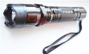 Electrosoc 1000KV din aluminiu acumulator intern, buton 3 pozitii ON pentru aprindere lanternei OFF 