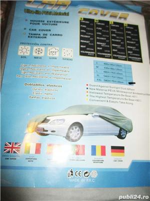 Prelata husa auto M 430x160x120cm L XL XXL impermeabila Peva  Protejeaza impotriva soarelui, ploii - imagine 2