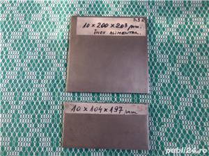 Vand placa / bara inox  alimentar. 