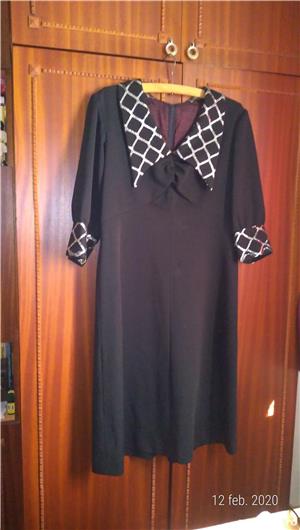 2 rochii negre de seara, masura 44 - imagine 4