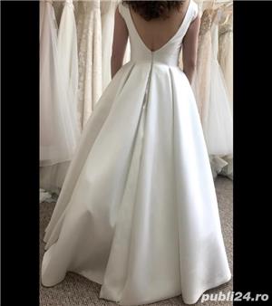 Rochie mireasa tafta / mikado - imagine 3