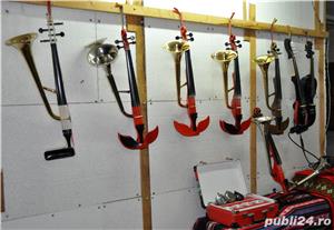 Viori cu goarnă, vioară clasică veche - imagine 2