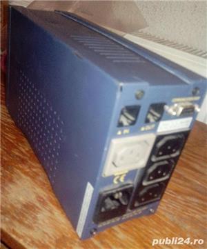 UPS INVERTOR Elite 500VA frantuzesc, mic, AVR, cu fara acumulator nou.  - imagine 2