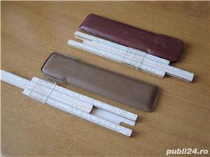 Două rigle de calcul Tehnolemn Timisoara 1971-ieftine - imagine 3