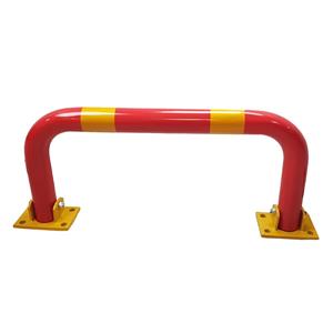 Blocator parcare manual tip bariera, model AVR-A010, rosu-galben | Timisoara