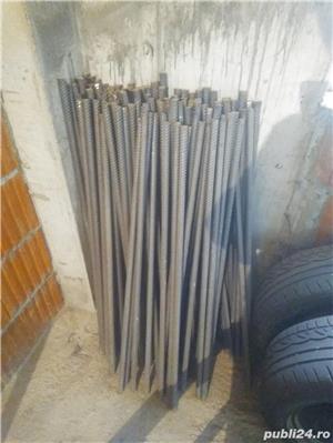 Bare groase fier striat PC52 pt inaltare gard, picioare banc, masa