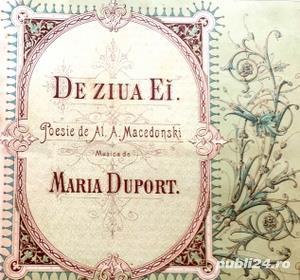 De ziua ei, Macedonski, Litografie - imagine 2