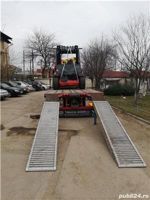 Servicii de transport platforma cu macara