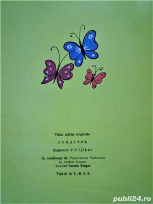 Povesti- Cufarasul- cu ilustratii 3D pop-up-NOUA-R.Zelionaia- 1980-URSS-carte vintage - imagine 5