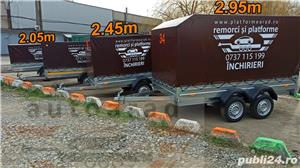 Inchiriez trailer remorca platforma remorci 1axa 2axe 3axe extern inten - imagine 10