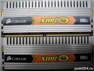 Kit Rami PC Corsair 3Gb DDR2 (2x1Gb + 1x1Gb) XMS2-6400 Radiatoare aluminiu
