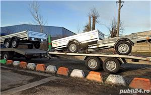 Inchiriez trailer remorca platforma remorci 1axa 2axe 3axe extern inten - imagine 7