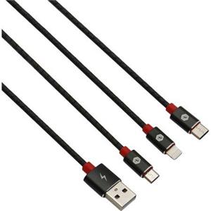vand Cablu incarcare-sincronizare, micro USB+ lightning+ Type C, 1 m, 