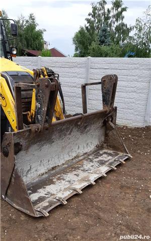 Ofer servicii de închiriere Buldo-excavator New Holland, cu cupă multifunțională si braț telescopic - imagine 3