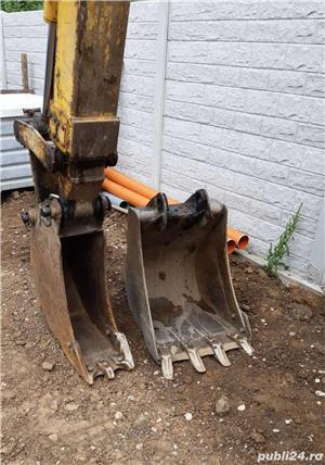 Ofer servicii de închiriere Buldo-excavator New Holland, cu cupă multifunțională si braț telescopic - imagine 5