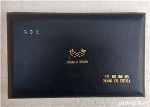 penar vechi de colectie cutie compas, rechizite Shanghai China Double Rhomb, recuzita retro comunism